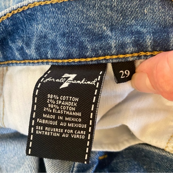 7 for all mankind high waist cropped Josefina, sz 29 - Picture 5 of 6